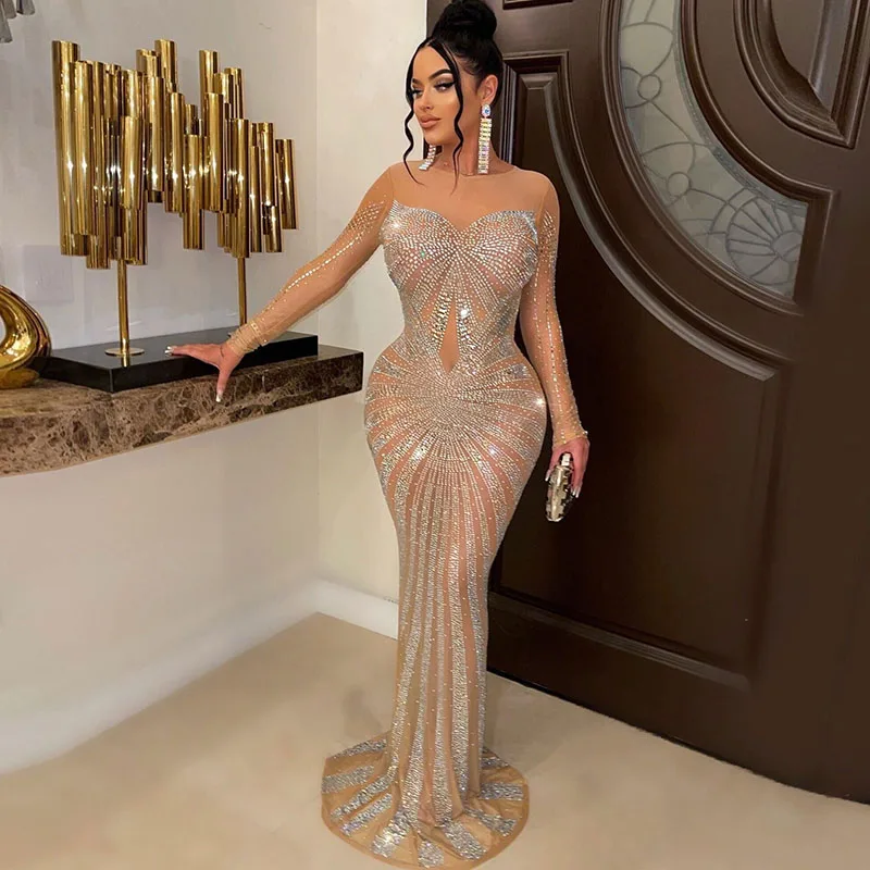 Sexy Sparkly Crystal Rhineston - đánh giá và giá Sparkly Rhinestone Club Party Dress