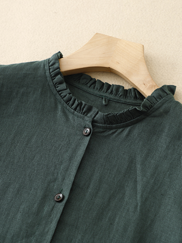 Casual Loose Cotton Linen Long - đánh giá và giá Casual Loose Linen Shirt Dress