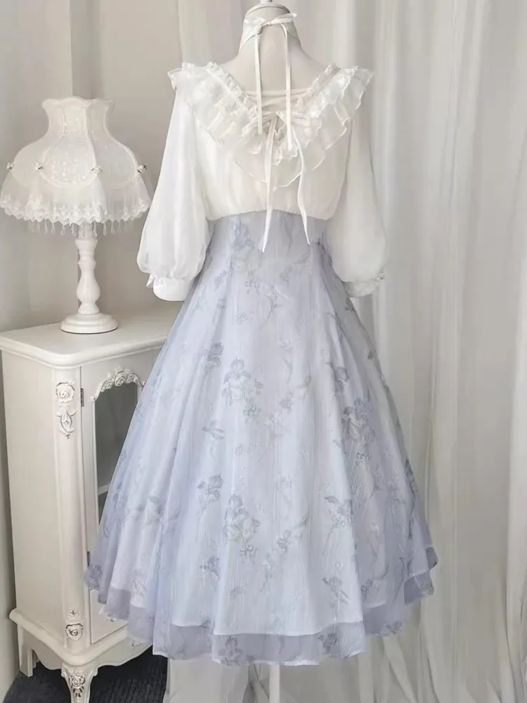 Elelgant Women Summer French V - đánh giá và giá French Vintage Floral Midi Dress
