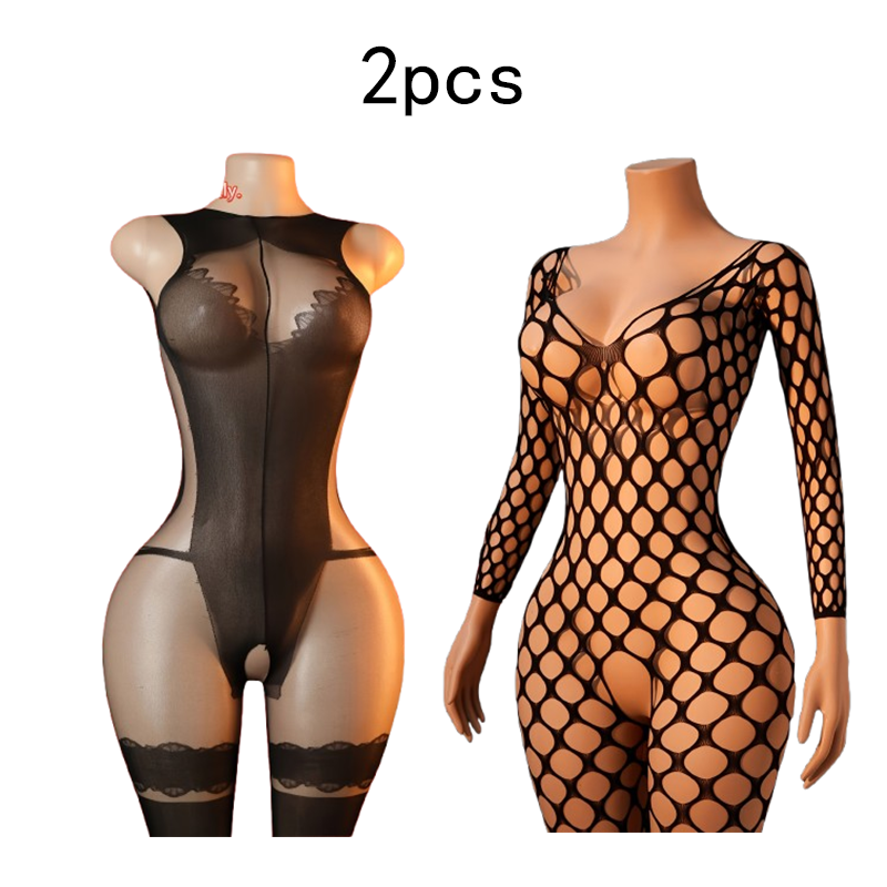 2-Pack – Women's Sexy Fishnet  - đánh giá và giá Lingerie