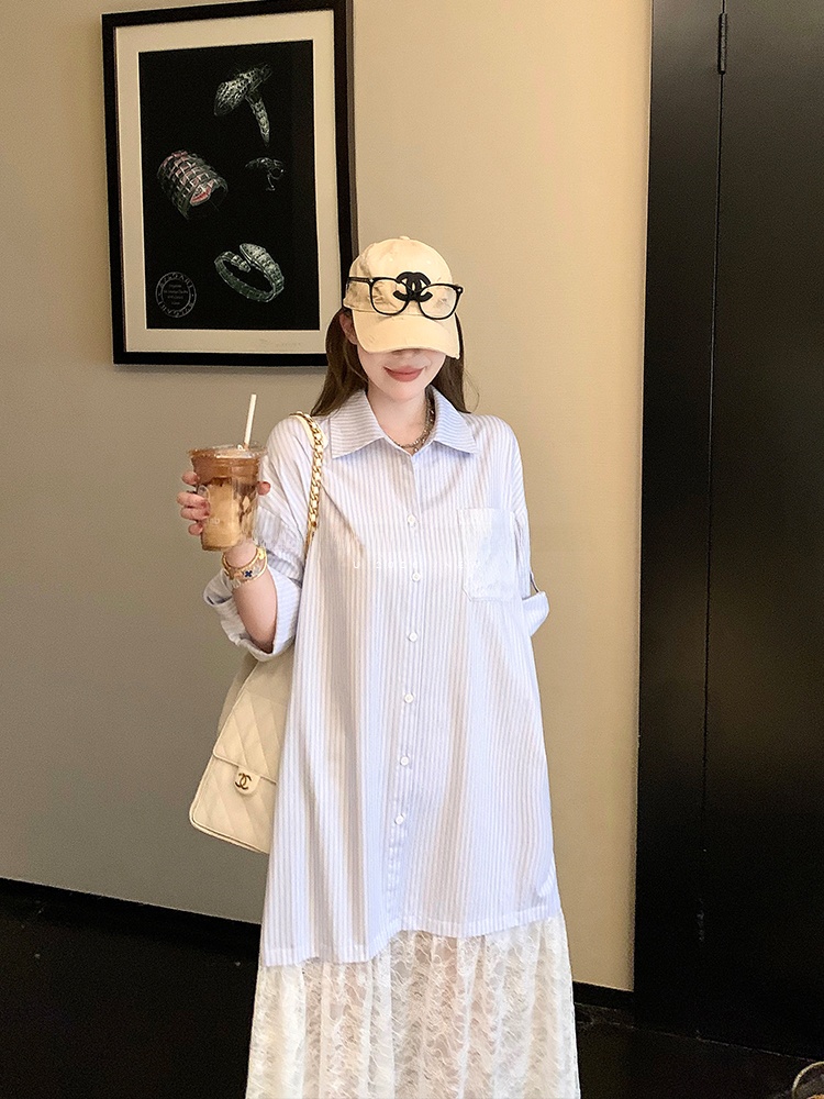 Luu Cherry Girl Lace A-Line Sh - đánh giá và giá Korean Style A Line Shirt Dress