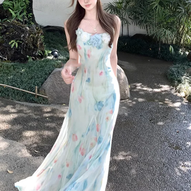 Kawaii Sweet Y2k Japanese Midi - đánh giá và giá French Vintage Floral Midi Dress