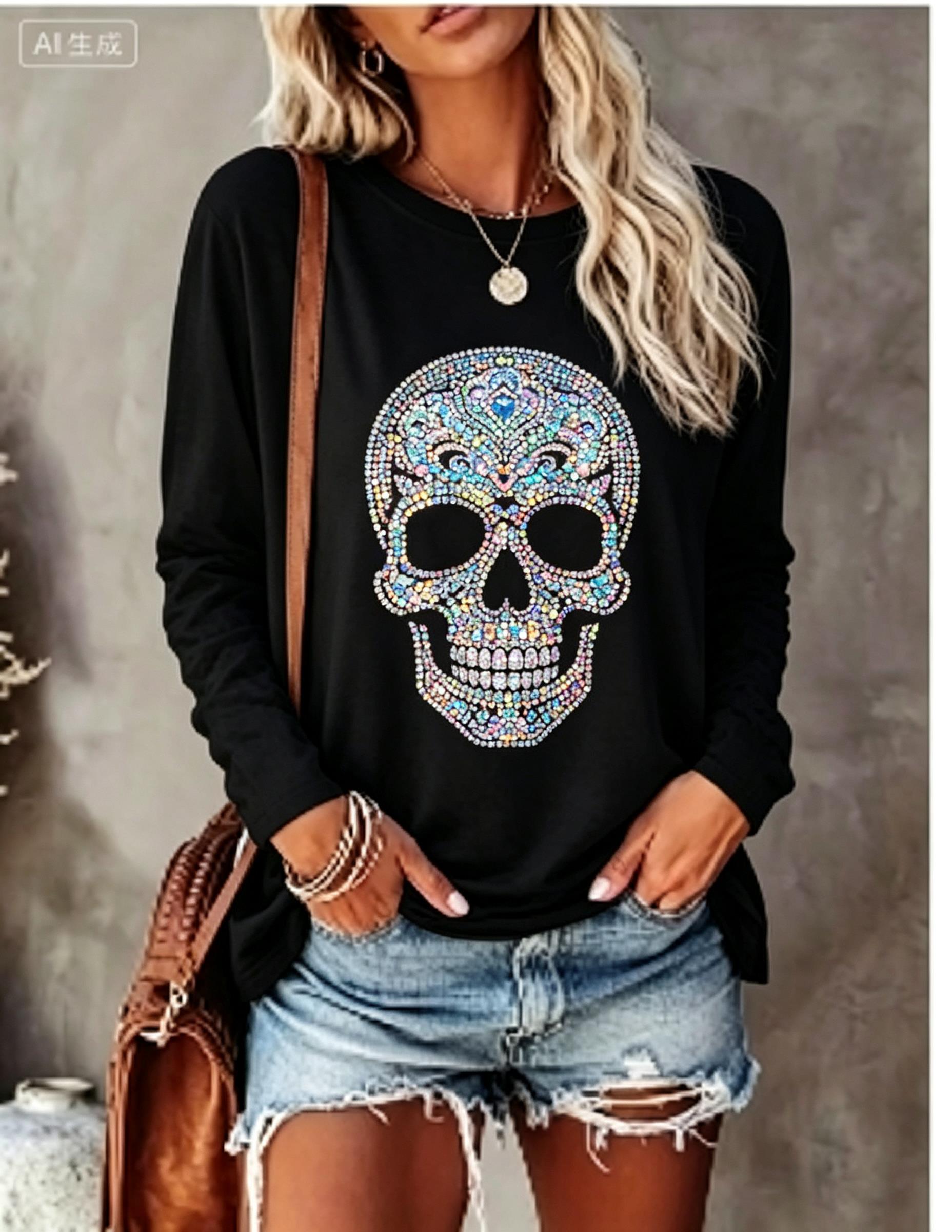 Women Long Sleeve T‑Shirt Simu - đánh giá và giá Blouses