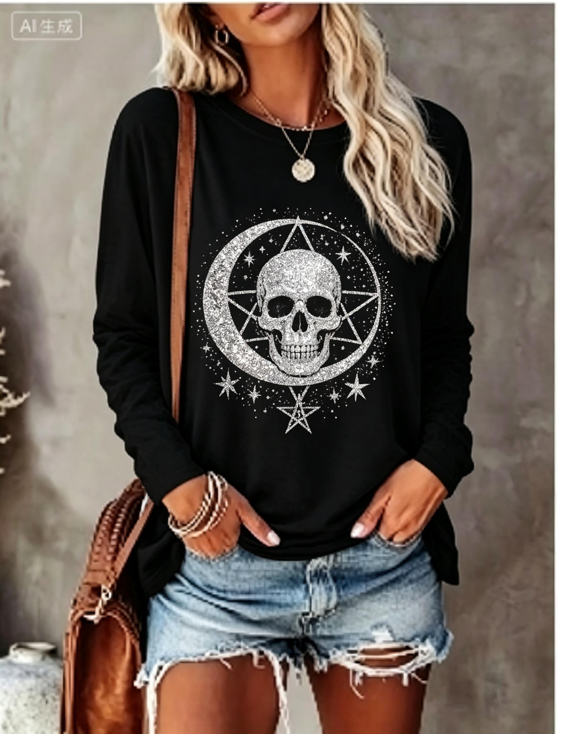 Women Long Sleeve T‑Shirt Simu - đánh giá và giá Blouses