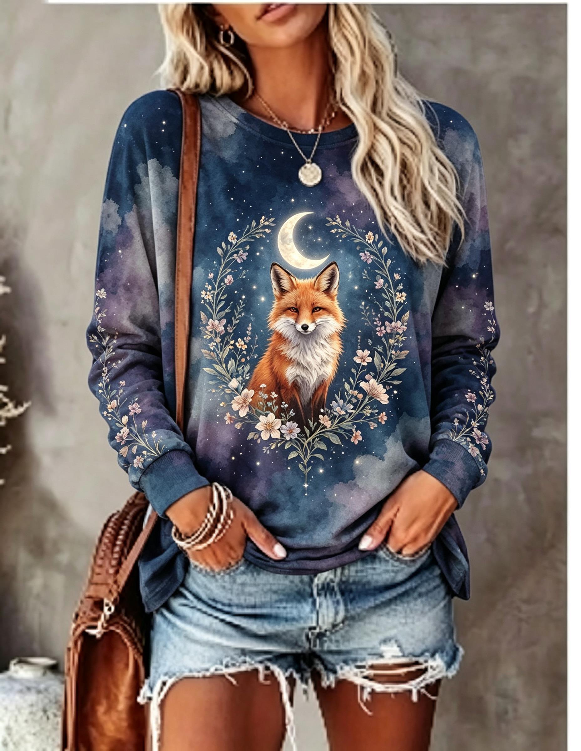 Women Long Sleeve T Shirt Howl - đánh giá và giá Blouses